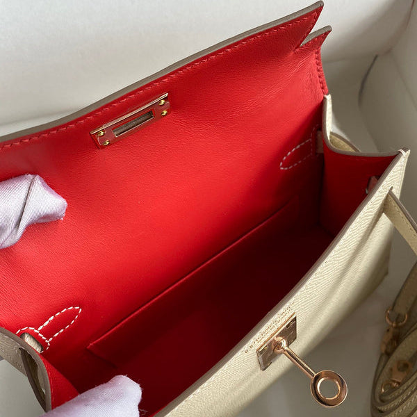 Sac Hermes Kelly Crème Vanille