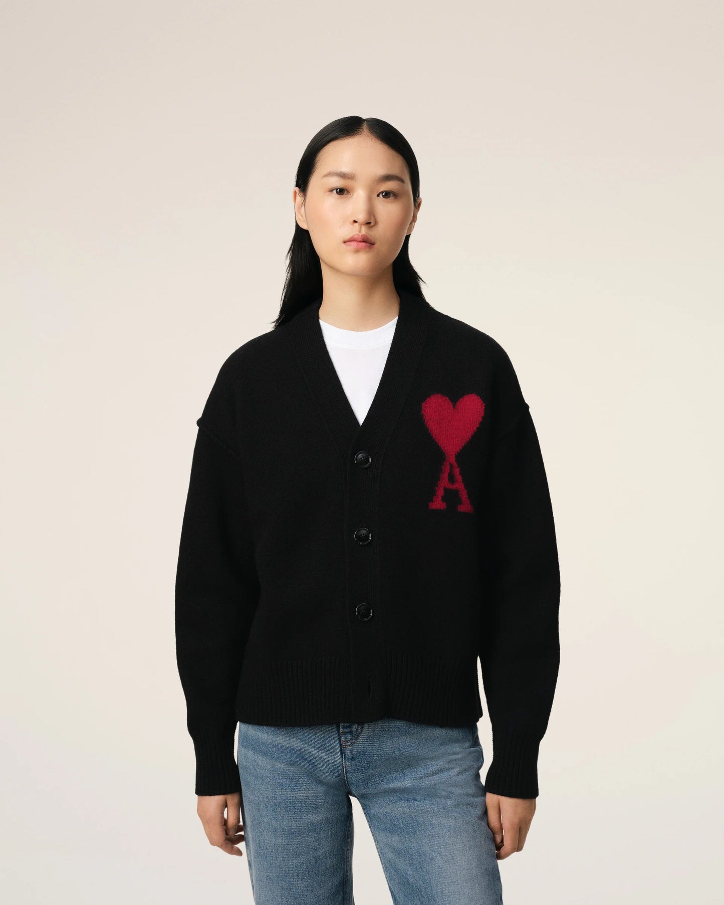 Cardigan Noir En Laine