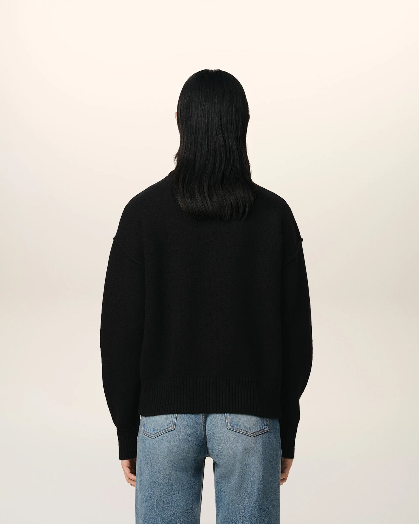 Cardigan Noir En Laine
