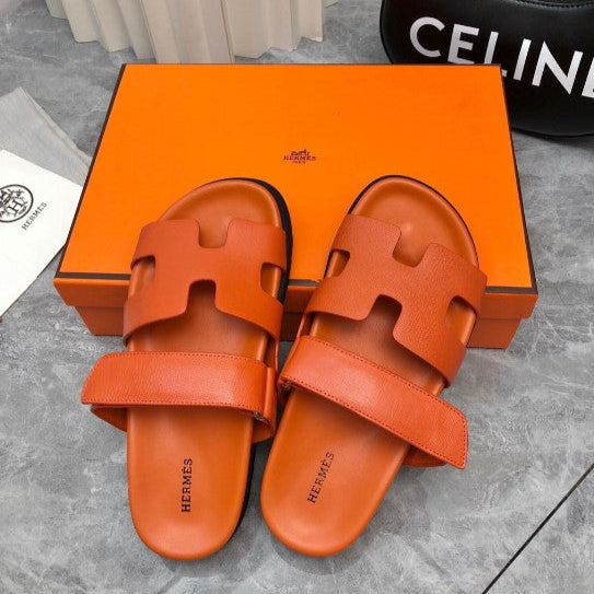 Sandales Chypre Hermes Orange Full