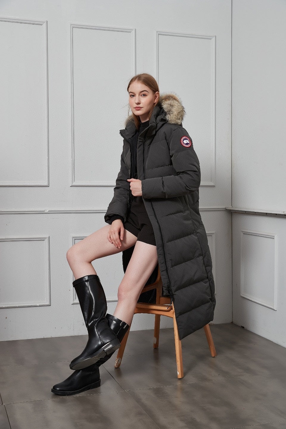 Canada Goose - Mystique Parka Longue Gris