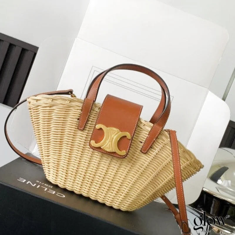 Celine - Classic Panier Teen Couffin Wicker Natural