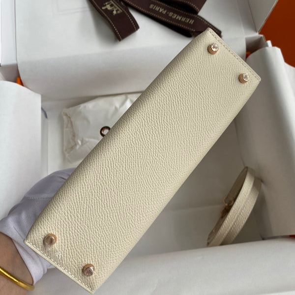 Sac Hermes Kelly Crème Vanille