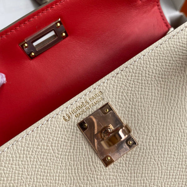 Sac Hermes Kelly Crème Vanille