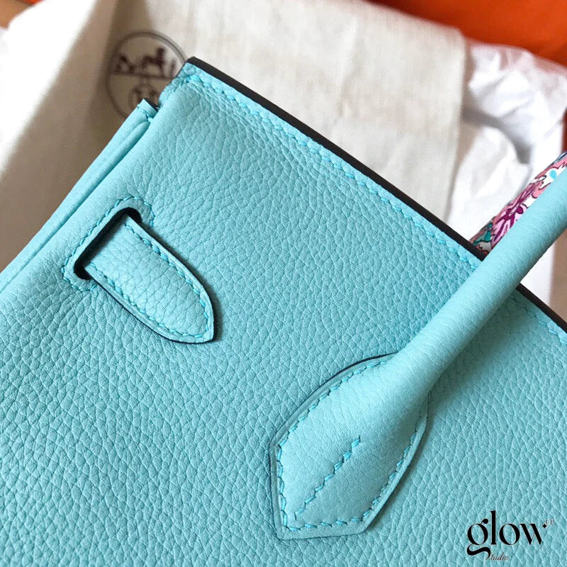 Hermes - Birkin 35 cm Bleu clair