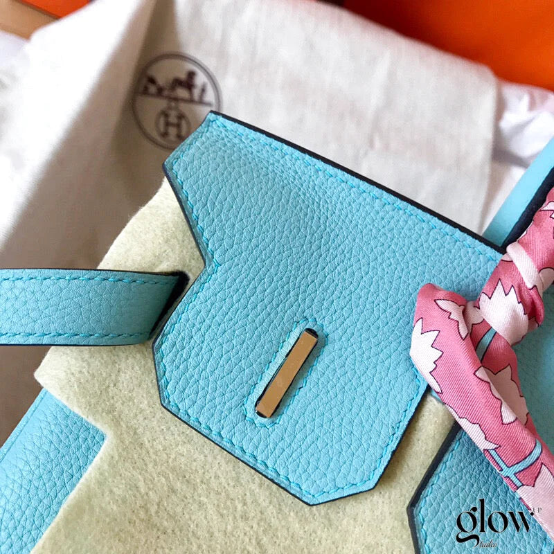 Hermes - Birkin 35 cm Bleu clair