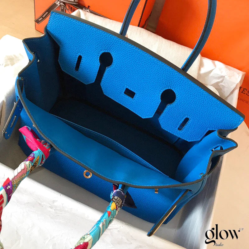 Hermes - Birkin 35 cm Bleu royal