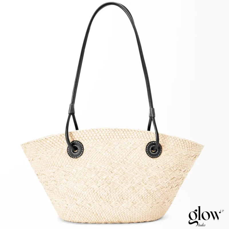 Loewe - Anagram en palmier Iraca et cuir de veau