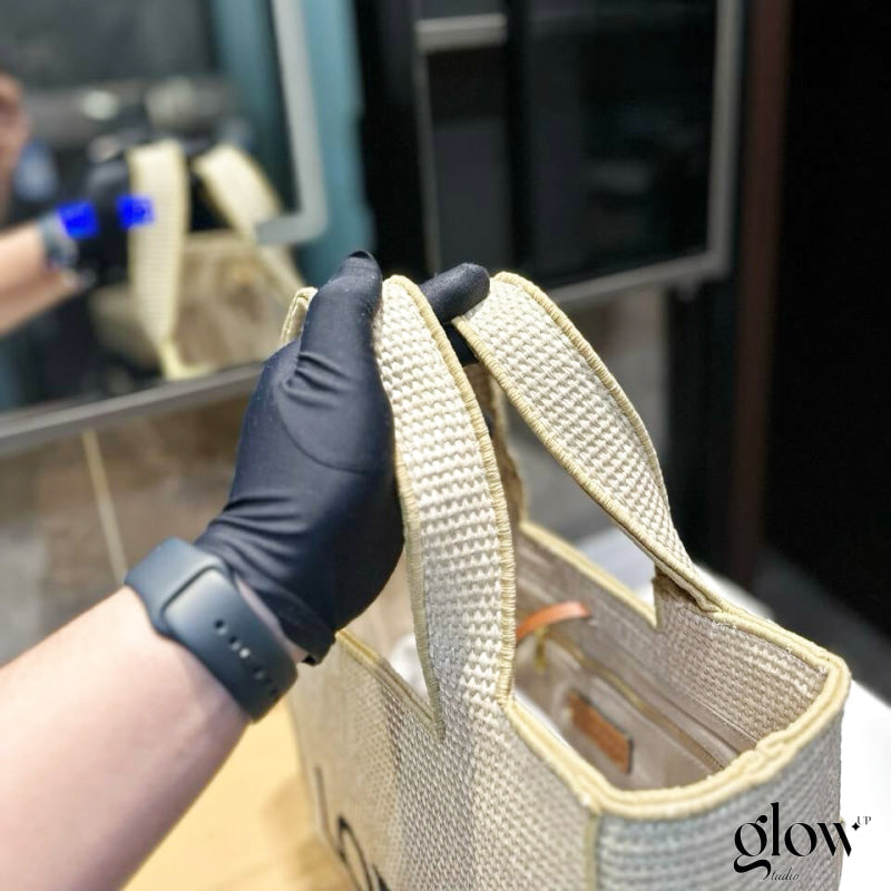 LOEWE - Font Tote Petit en raphia