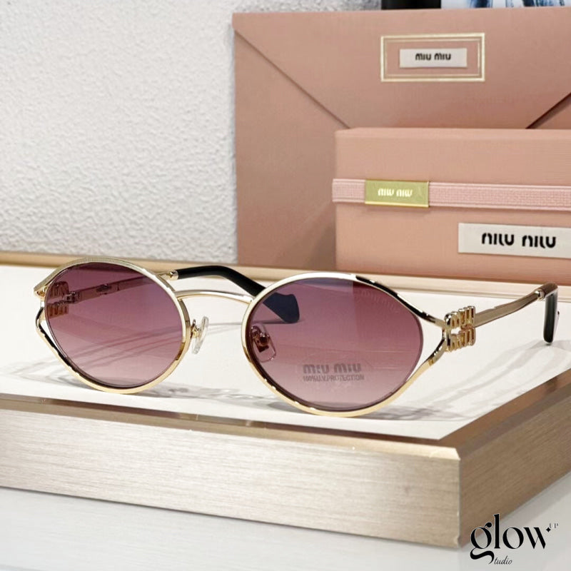 MiuMiu – Lunettes de soleil Logo MU 52YS