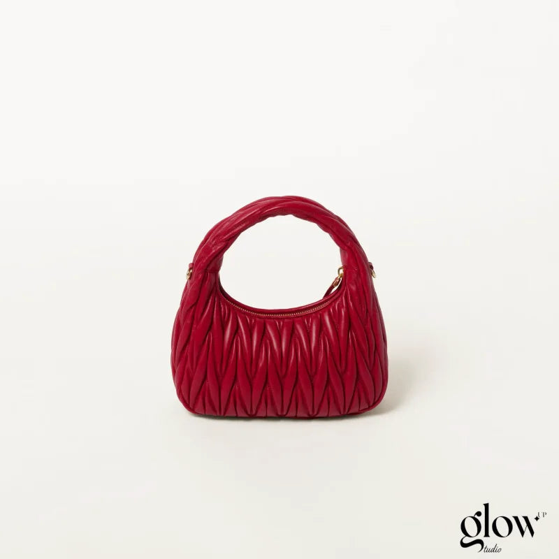 Miumiu - Wander matelassé nappa leather hobo bag red