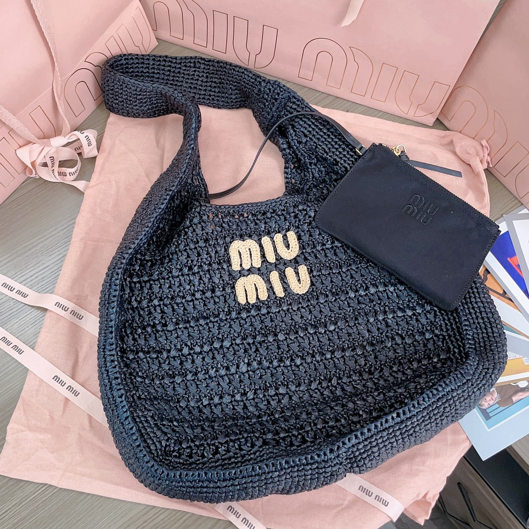 Miumiu - Crochet Hobo Bag