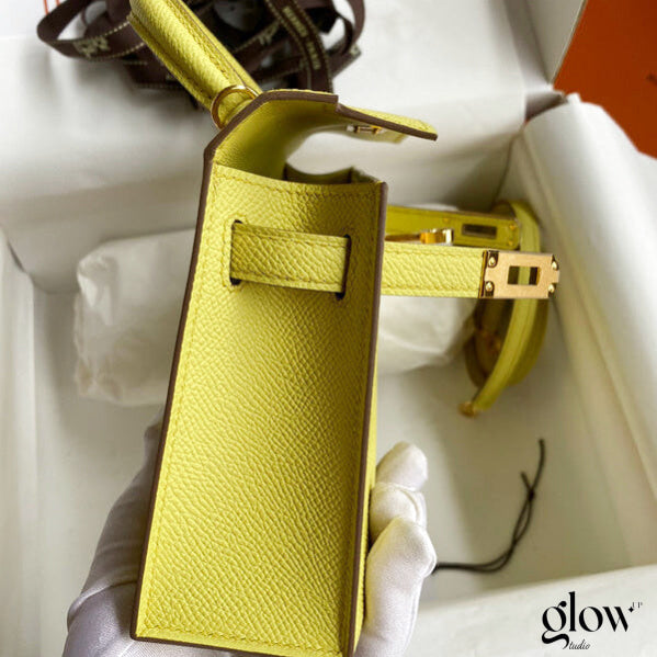 Sac Hermes Kelly Jaune soleil