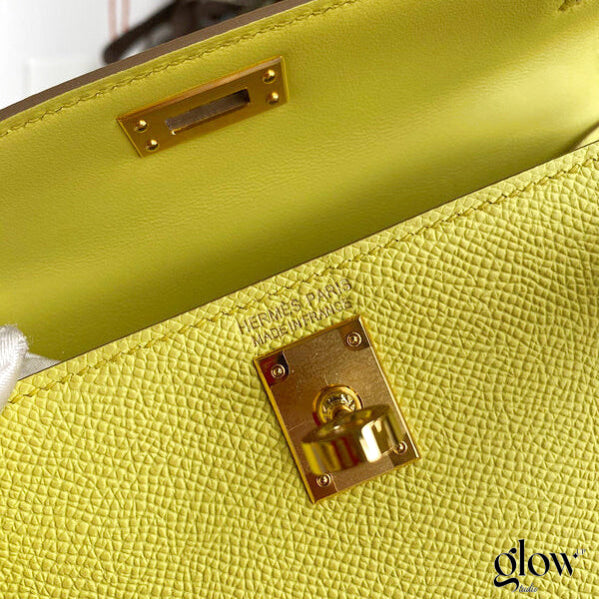 Sac Hermes Kelly Jaune soleil