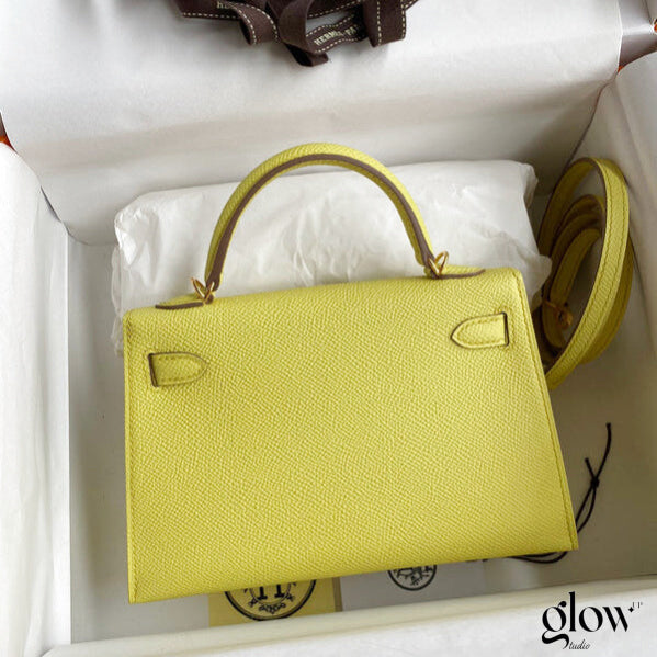 Sac Hermes Kelly Jaune soleil