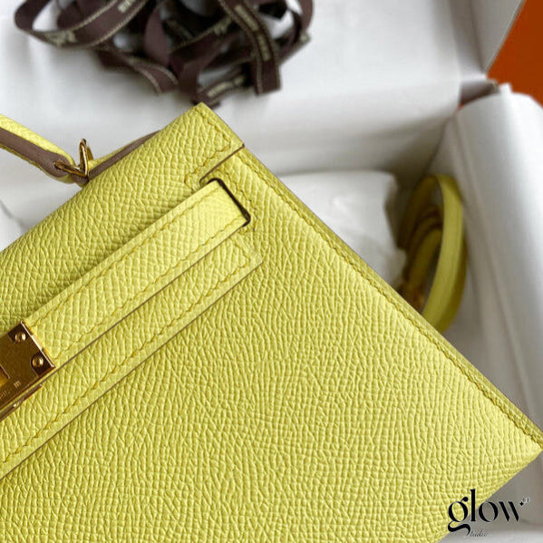 Sac Hermes Kelly Jaune soleil