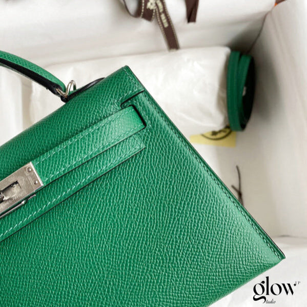 Sac Hermes Kelly Vert émeraude