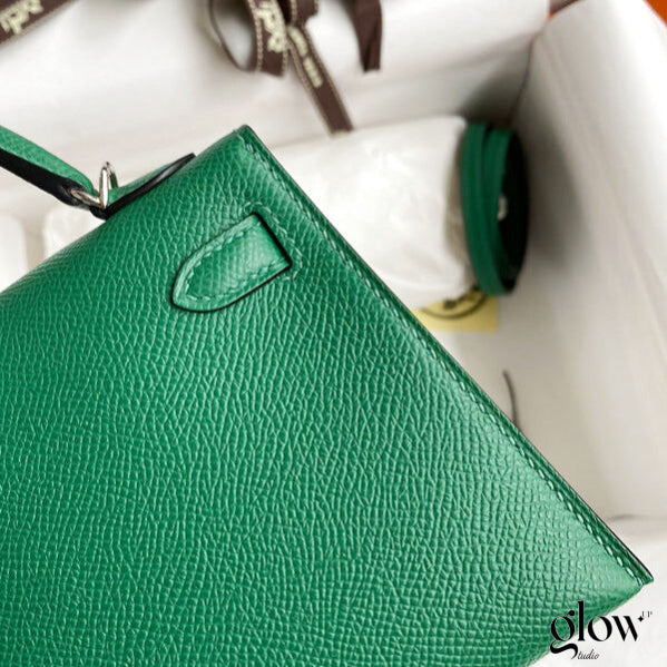 Sac Hermes Kelly Vert émeraude