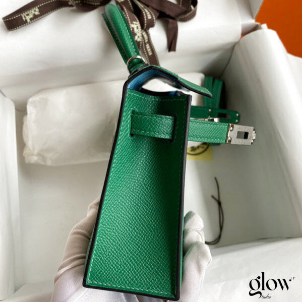 Sac Hermes Kelly Vert émeraude