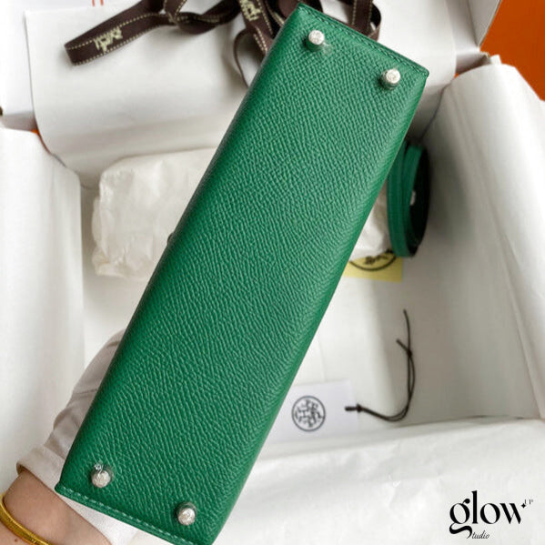 Sac Hermes Kelly Vert émeraude