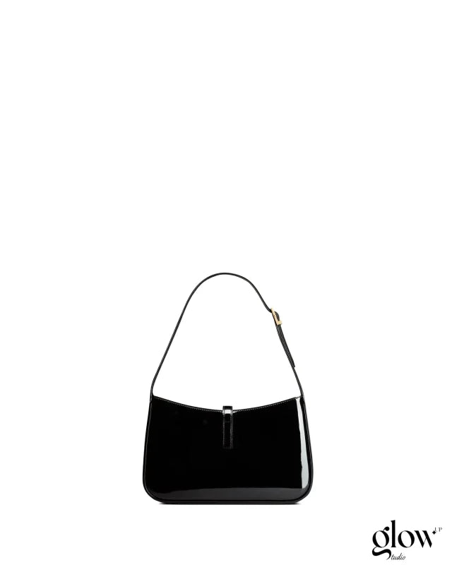 YSL - le 5 à 7 en cuir verni noir