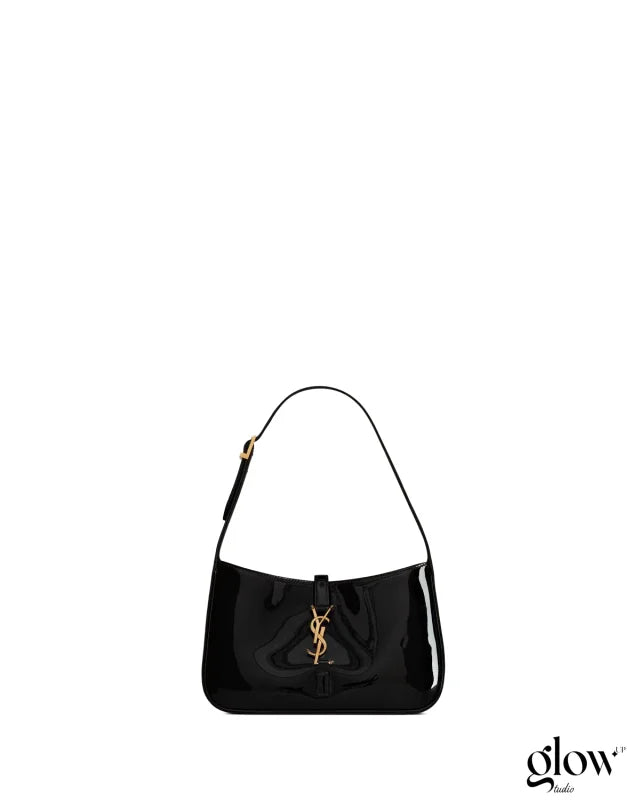 YSL - le 5 à 7 en cuir verni noir