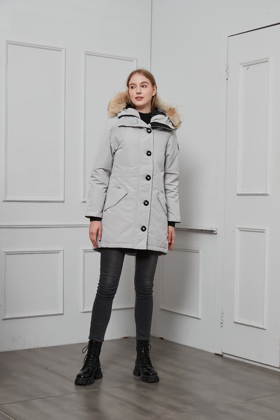 Canada Goose - Rossclair Parka Gris Clair