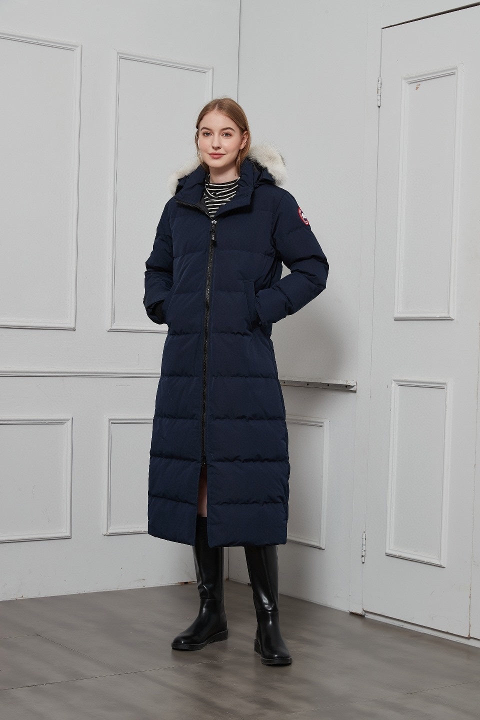 Canada Goose - Mystique Parka Longue Bleu Marine