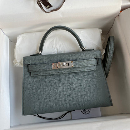 Sac Hermes Kelly Vert émeraude Foncé