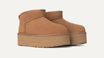 Botte Classic Ultra Mini plateforme - Chestnut