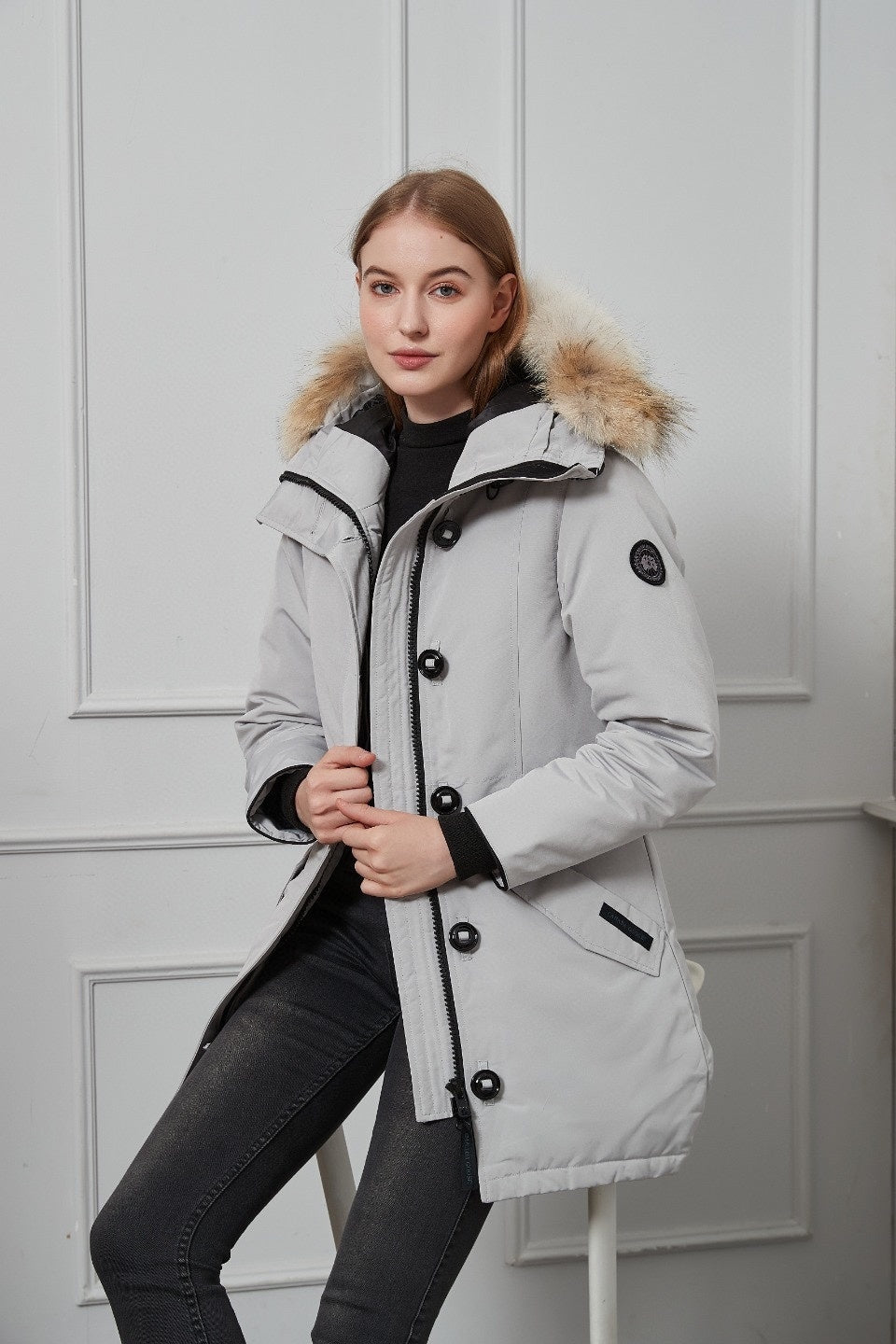 Canada Goose - Rossclair Parka Gris Clair