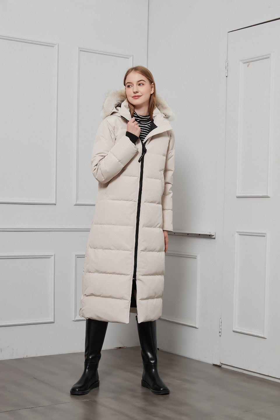 Canada Goose - Mystique Parka Longue Creme