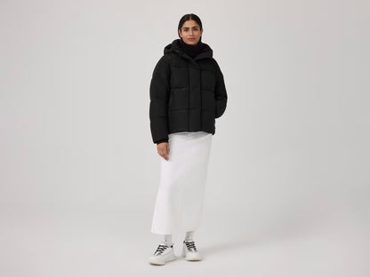 Canada Goose - Parka Junction Black Label à effet froissé brillant Noir