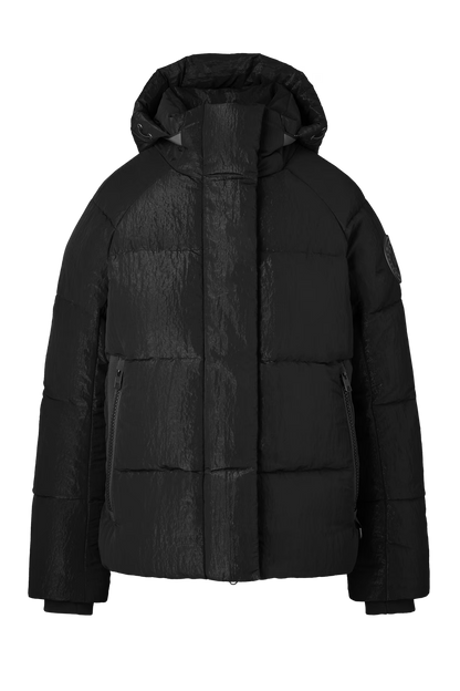 Canada Goose - Parka Junction Black Label à effet froissé brillant Noir