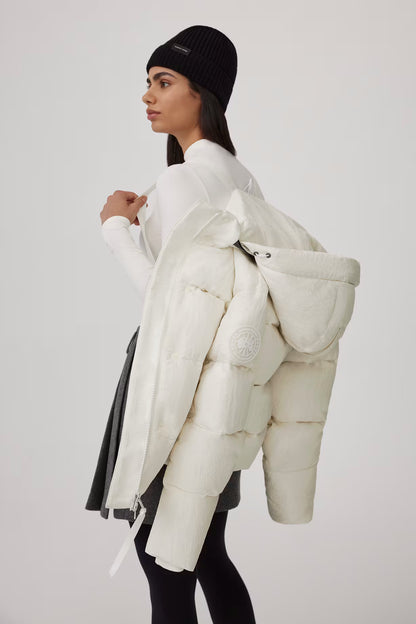 Canada Goose - Parka Junction à effet froissé brillant Blanc