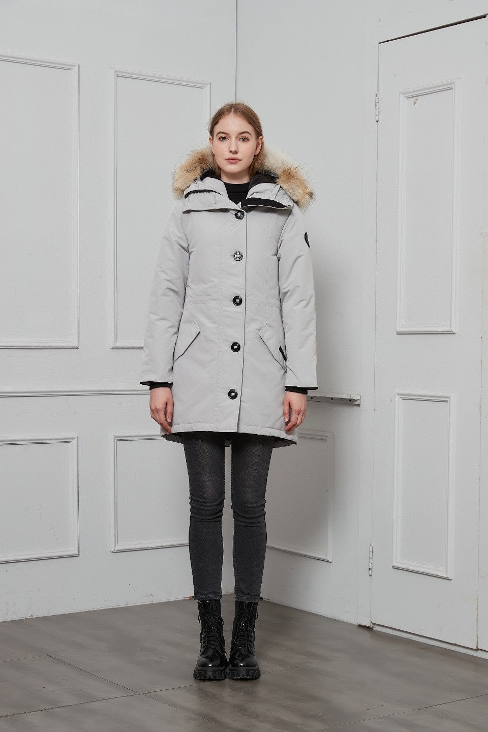 Canada Goose - Rossclair Parka Gris Clair