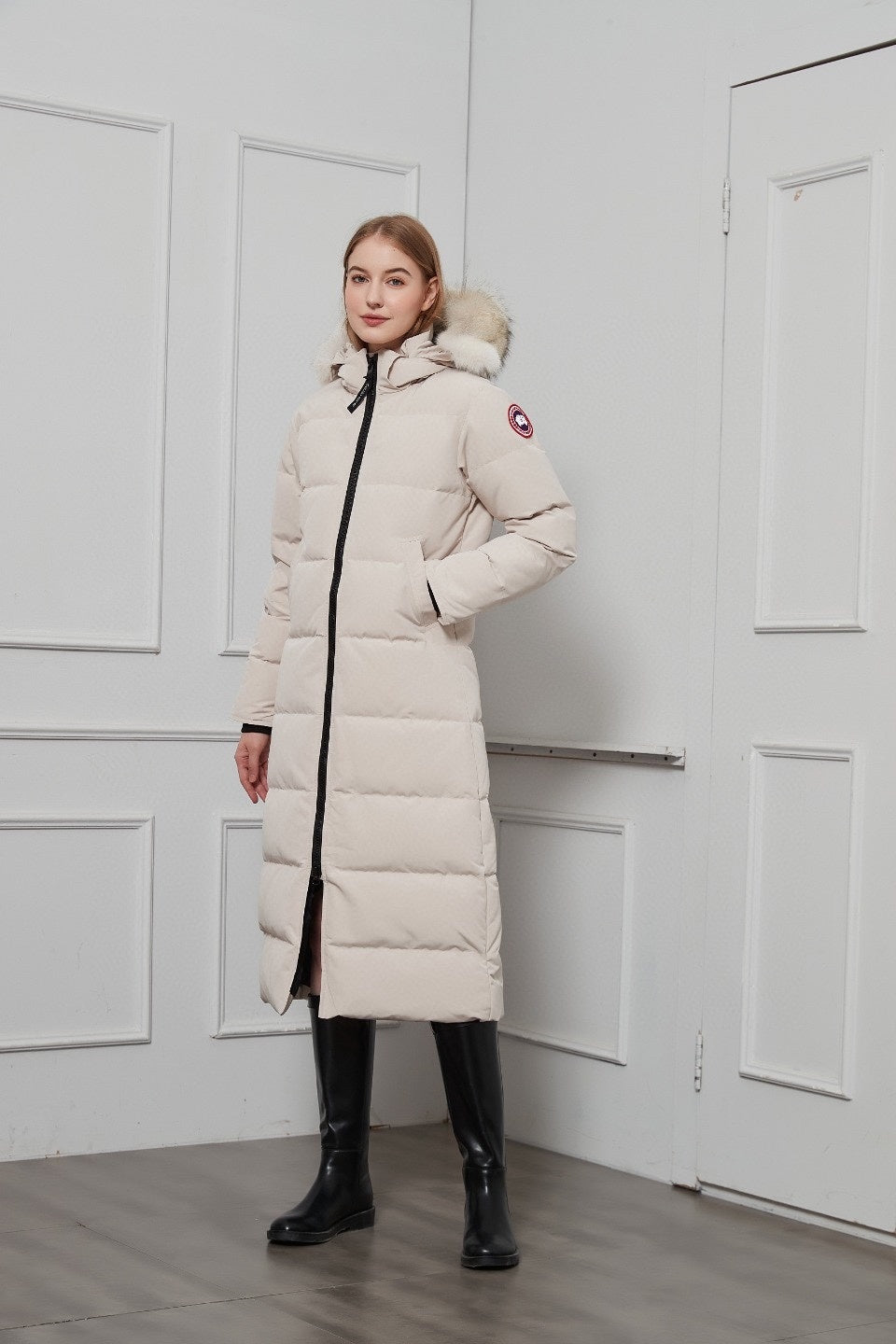 Canada Goose - Mystique Parka Longue Creme