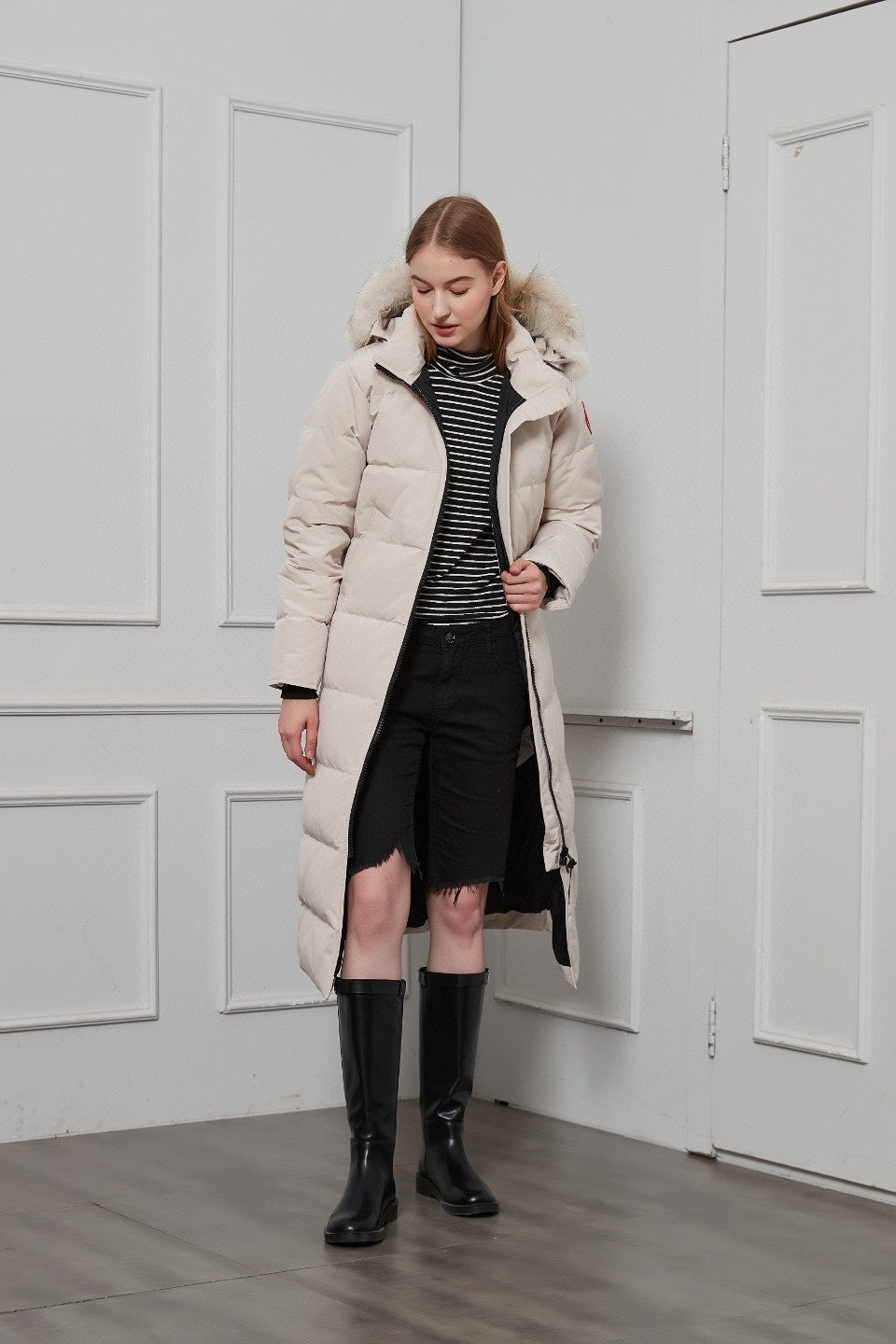 Canada Goose - Mystique Parka Longue Creme
