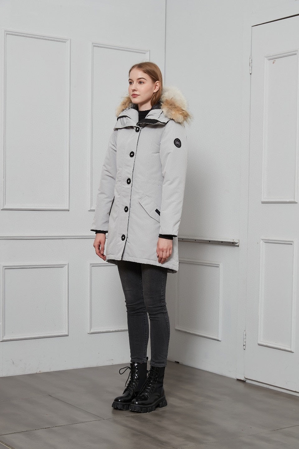 Canada Goose - Rossclair Parka Gris Clair