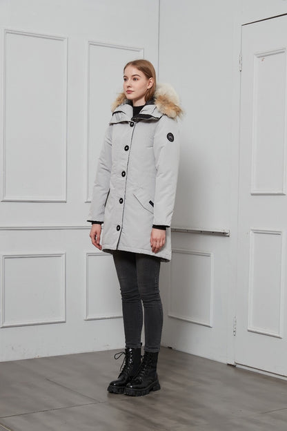 Canada Goose - Rossclair Parka Gris Clair