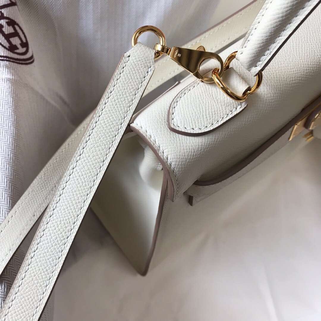 Sac Hermes Kelly Blanc