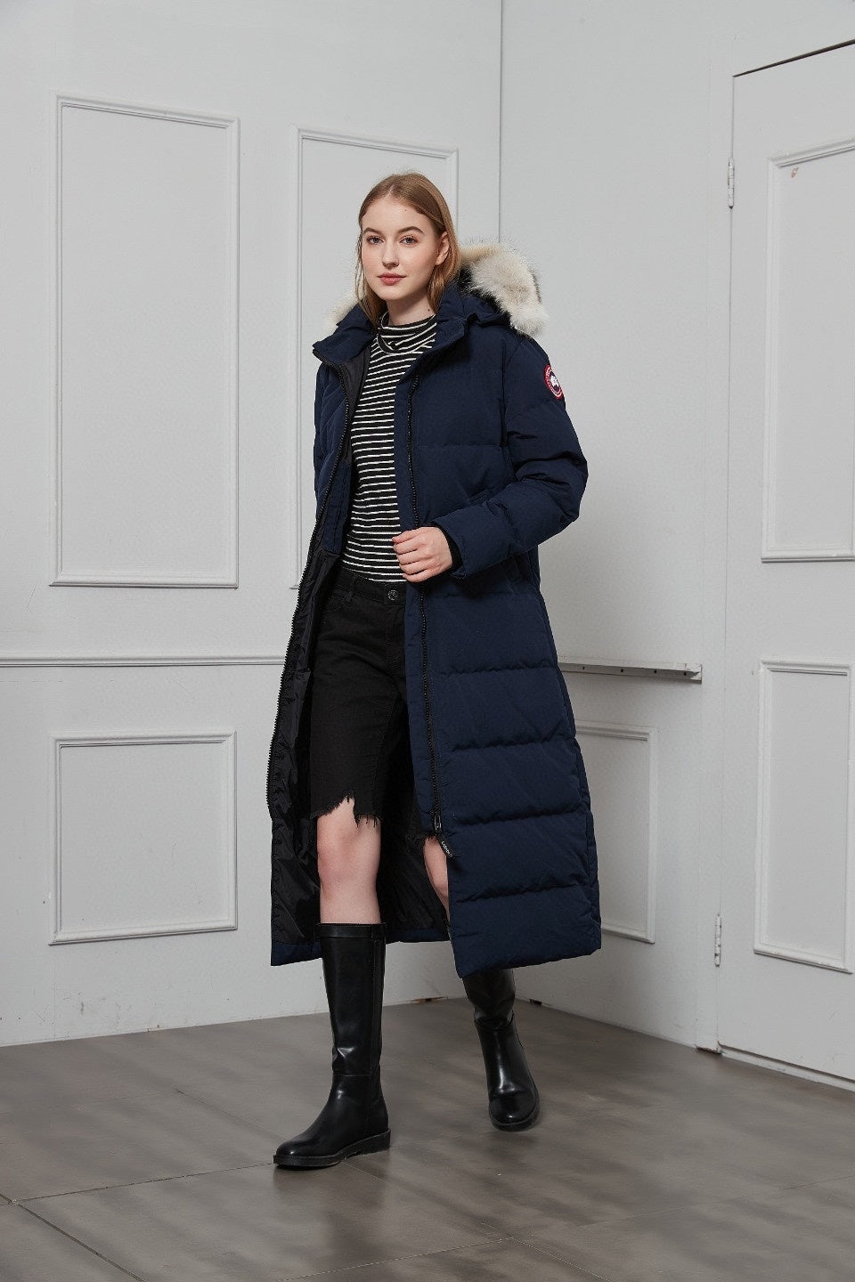 Canada Goose - Mystique Parka Longue Bleu Marine