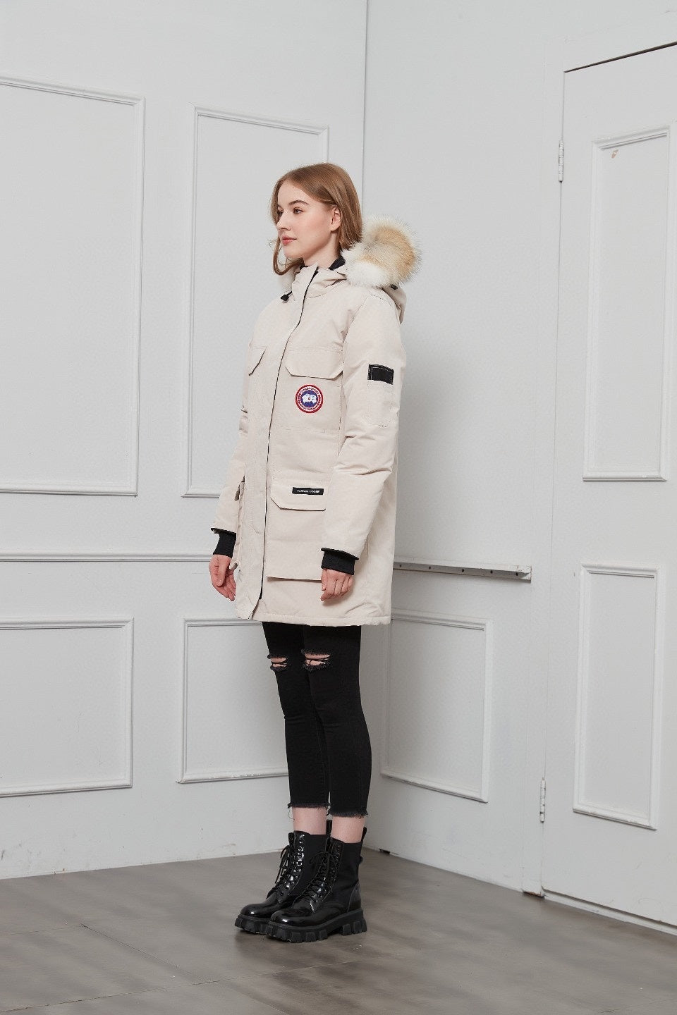 Canada Goose - Expedition Parka Crème