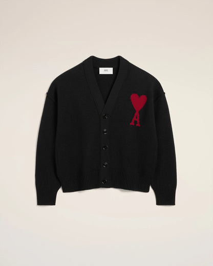 Cardigan Noir En Laine