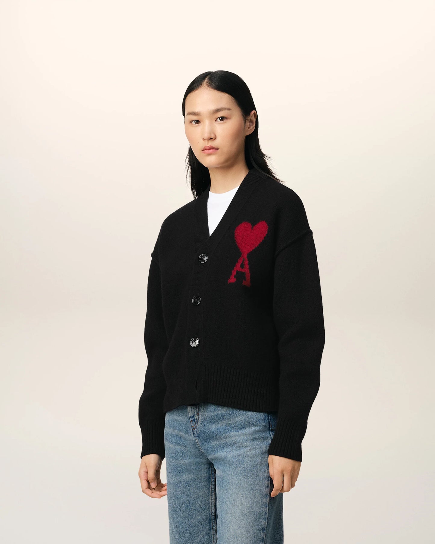 Cardigan Noir En Laine