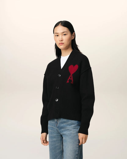 Cardigan Noir En Laine