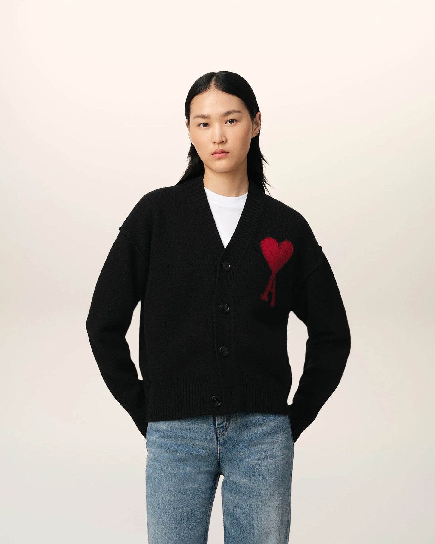 Cardigan Noir En Laine