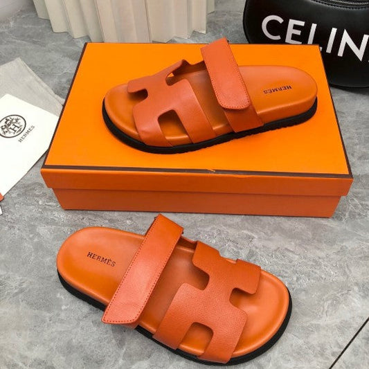 Sandales Chypre Hermes Orange Full