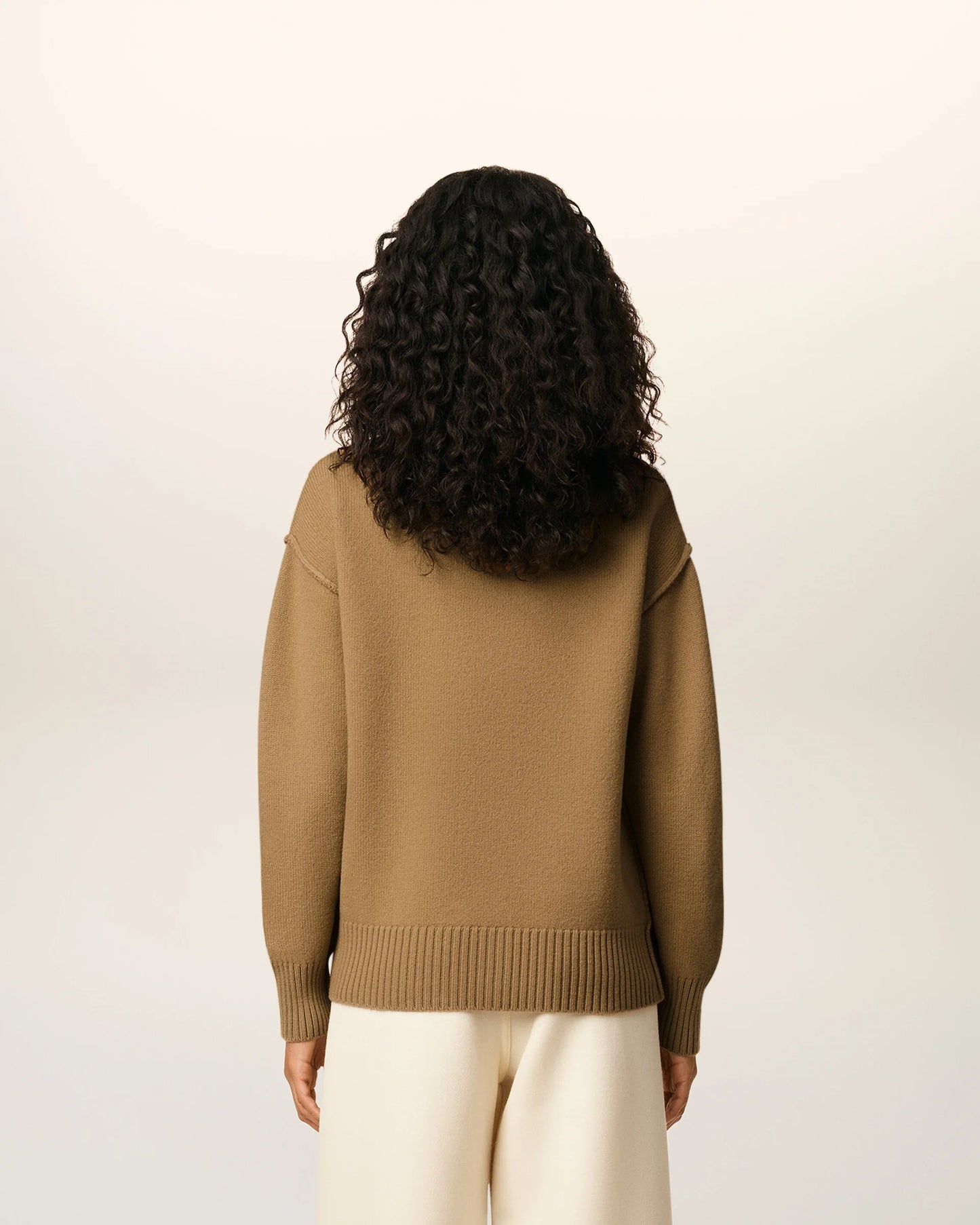 Cardigan Marron  En Laine