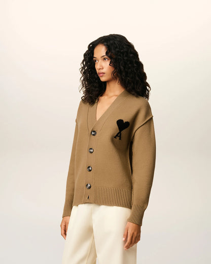 Cardigan Marron  En Laine